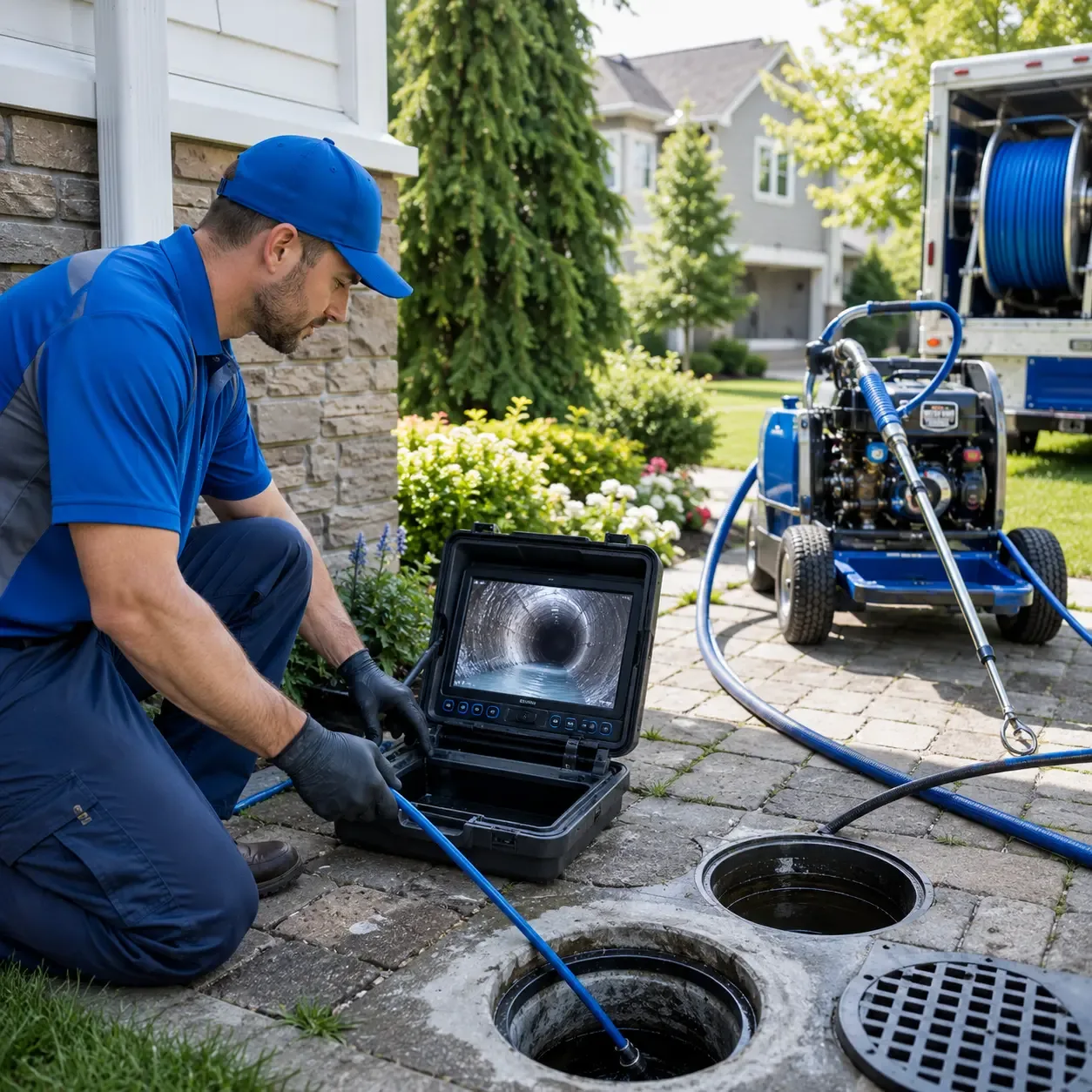 Outdoor drain cleaning professionals serving Iota, LA